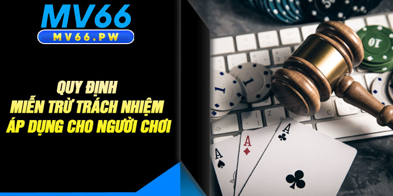 Quy Định Miễn Trừ Trách Nhiệm Áp Dụng Cho Người Chơi
